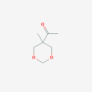 molecular formula C7H12O3 B8770266 5-Acetyl-5-methyl-1,3-dioxane CAS No. 3495-19-0