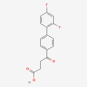(1,1'-Biphenyl)-4-butanoic acid, 2',4'-difluoro-gamma-oxo-