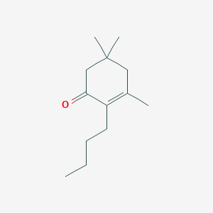 2-Butyl-3,5,5-trimethylcyclohex-2-en-1-one