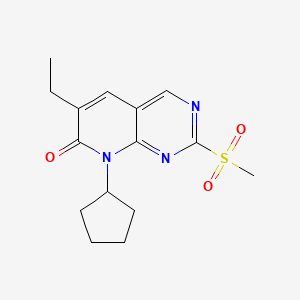 8-Cyclopentyl-6-ethyl-2-(methylsulfonyl)pyrido[2,3-d]pyrimidin-7(8H)-one