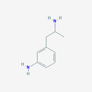 molecular formula C9H14N2 B8770301 3-(2-Aminopropyl)aniline CAS No. 58663-24-4