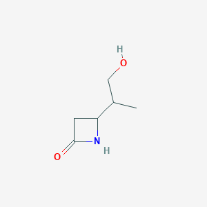 4-(1-Hydroxypropan-2-yl)azetidin-2-one