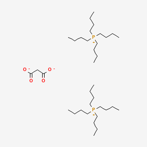 molecular formula C19H38O4P- B8770331 Bis(tetrabutylphosphanium) propanedioate CAS No. 1196086-79-9