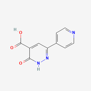 3-Oxo-6-(pyridin-4-yl)-2,3-dihydropyridazine-4-carboxylic acid