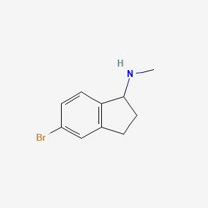 (5-Bromo-indan-1-yl)-methyl-amine