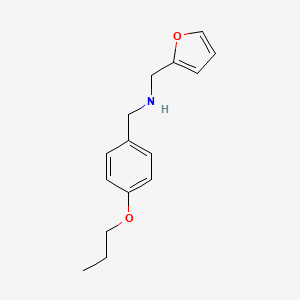 1-(furan-2-yl)-N-(4-propoxybenzyl)methanamine