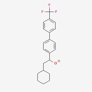 2-Cyclohexyl-1-(4'-trifluoromethylbiphenyl-4-YL)ethanol