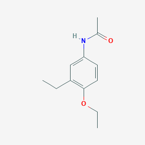 molecular formula C12H17NO2 B8770430 N-(4-ethoxy-3-ethylphenyl)acetamide 