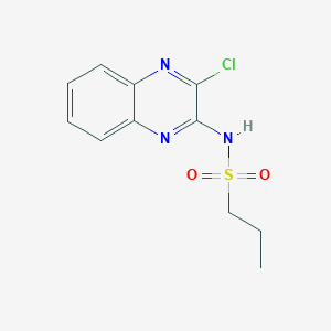 N-(3-chloroquinoxalin-2-yl)propane-1-sulfonamide