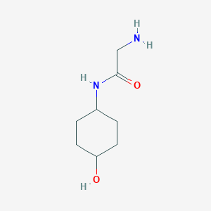 molecular formula C8H16N2O2 B8770459 2-amino-N-(4-hydroxycyclohexyl)acetamide 