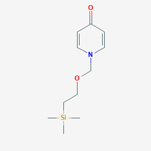 molecular formula C11H19NO2Si B8770466 1-((2-(Trimethylsilyl)ethoxy)methyl)pyridin-4(1H)-one CAS No. 115177-93-0