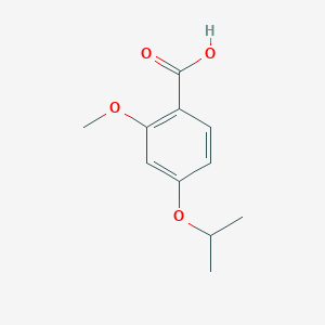 molecular formula C11H14O4 B8770488 4-Isopropoxy-2-methoxybenzoic acid 