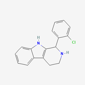 molecular formula C17H15ClN2 B8770494 1-(2-Chlorophenyl)-2,3,4,9-tetrahydro-1H-beta-carboline 