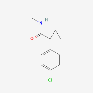 molecular formula C11H12ClNO B8770523 1-(4-chlorophenyl)-N-methylCyclopropanecarboxamide 
