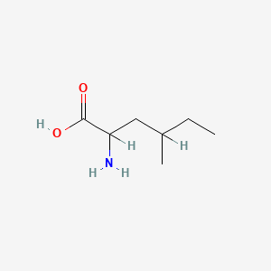 molecular formula C7H15NO2 B8770655 2-Amino-4-methylhexanoic acid 