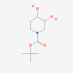molecular formula C10H19NO4 B8770691 tert-Butyl 3,4-dihydroxypiperidine-1-carboxylate 