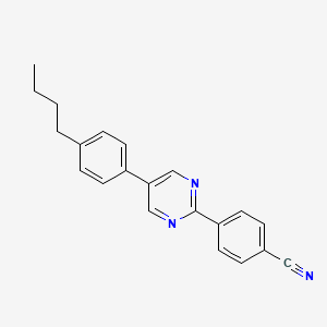 4-[5-(4-Butylphenyl)pyrimidin-2-yl]benzonitrile
