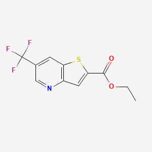 Ethyl 6-(trifluoromethyl)thieno[3,2-b]pyridine-2-carboxylate