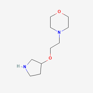 4-[2-(Pyrrolidin-3-yloxy)ethyl]morpholine