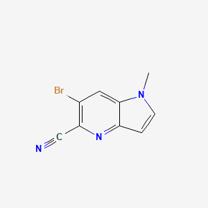 6-Bromo-1-methyl-1H-pyrrolo[3,2-b]pyridine-5-carbonitrile