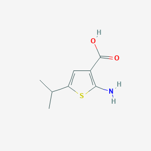 2-Amino-5-isopropylthiophene-3-carboxylic acid