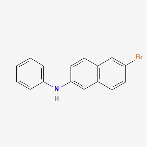 molecular formula C16H12BrN B8770838 6-bromo-N-phenylnaphthalen-2-amine CAS No. 202831-66-1