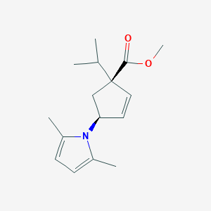 (1S,4S)-Methyl 4-(2,5-dimethyl-1H-pyrrol-1-yl)-1-isopropylcyclopent-2-enecarboxylate