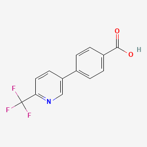 4-(6-(Trifluoromethyl)pyridin-3-yl)benzoic acid