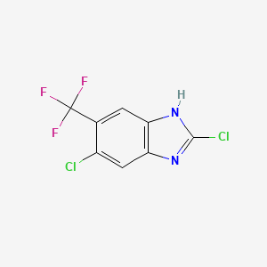 1H-Benzimidazole, 2,6-dichloro-5-(trifluoromethyl)-