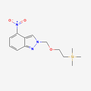 4-nitro-2-((2-(trimethylsilyl)ethoxy)methyl)-2H-indazole