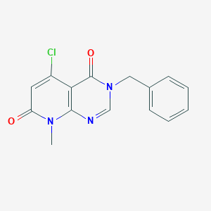 3-Benzyl-5-chloro-8-methylpyrido[2,3-d]pyrimidine-4,7(3H,8H)-dione