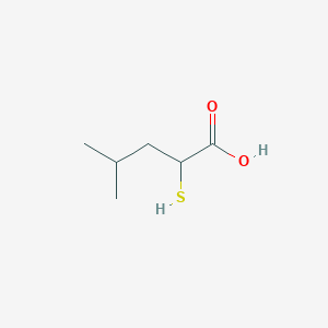 molecular formula C6H12O2S B8770902 2-Mercapto-4-Methylpentanoic Acid 