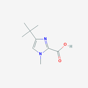 4-tert-butyl-1-methyl-1H-imidazole-2-carboxylic acid