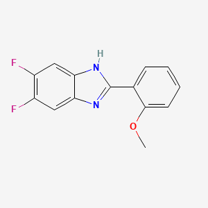 5,6-Difluoro-2-(2-methoxyphenyl)-1H-benzo[D]imidazole