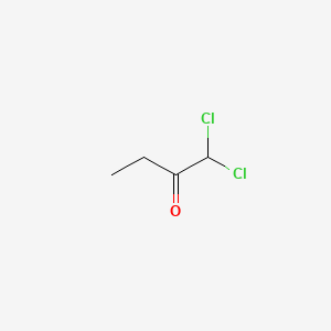 molecular formula C4H6Cl2O B8770927 1,1-Chloro-2-butanone CAS No. 2648-56-8