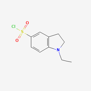 molecular formula C10H12ClNO2S B8770942 1-Ethylindoline-5-sulfonyl chloride 