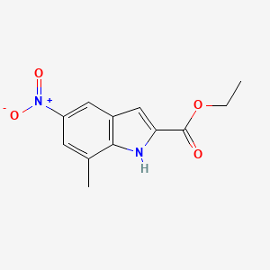 7-methyl-5-nitro-1H-indole-2-carboxylic acid ethyl ester