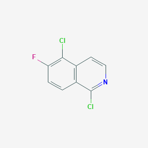 molecular formula C9H4Cl2FN B8770963 1,5-Dichloro-6-fluoroisoquinoline CAS No. 923021-51-6