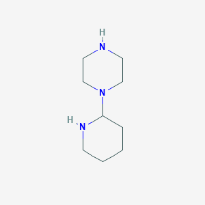 Piperazine, 1-(2-piperidinyl)-(9CI)