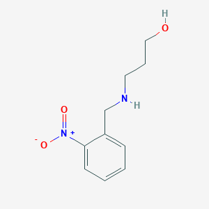 3-{[(2-Nitrophenyl)methyl]amino}propan-1-ol