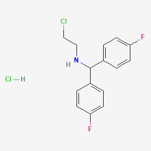 N-(2-Chloroethyl)-4-fluoro-alpha-(4-fluorophenyl)benzylamine hydrochloride