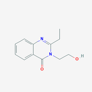 4(3H)-Quinazolinone, 2-ethyl-3-(2-hydroxyethyl)-