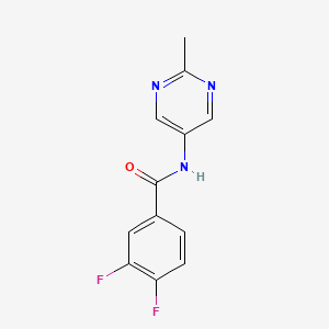3,4-difluoro-N-(2-methylpyrimidin-5-yl)benzamide