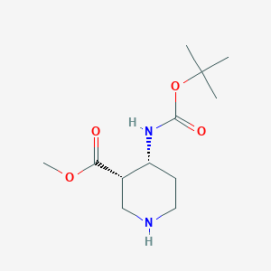 cis-4-Boc-Amino-piperidine-3-carboxylic acid methyl ester