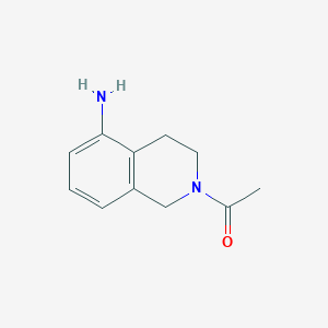 B8771111 1-(5-amino-3,4-dihydroisoquinolin-2(1H)-yl)ethanone CAS No. 115955-91-4
