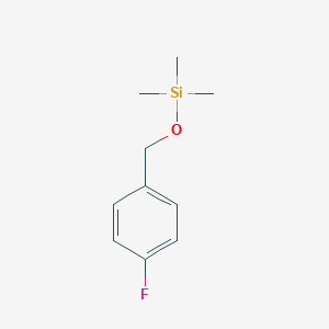 molecular formula C10H15FOSi B087712 [(4-Fluorobenzyl)oxy](trimethyl)silane CAS No. 14629-55-1