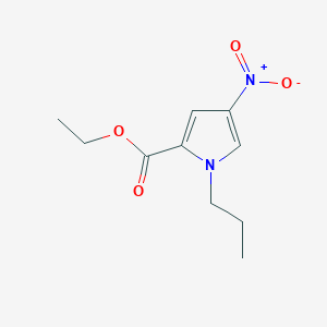 1-propyl-4-nitro-1H-pyrrole-2-carboxylic acid ethyl ester