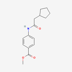 Methyl 4-(2-cyclopentylacetamido)benzoate
