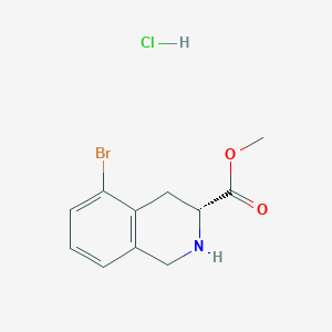 (R)-Methyl 5-bromo-1,2,3,4-tetrahydroisoquinoline-3-carboxylate hydrochloride