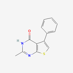 2-methyl-5-phenyl-3H-thieno[2,3-d]pyrimidin-4-one